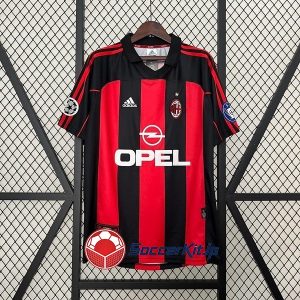 ACミラン ユニフォーム レトロ 2000-2001 ホーム