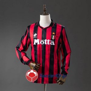 ACミラン ユニフォーム レトロ ホーム 長袖 1993-1994