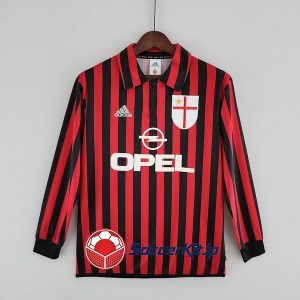 ACミラン ユニフォーム レトロ ホーム 長袖 1999-2000