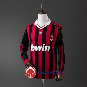 ACミラン ユニフォーム レトロ ホーム 長袖 2009-2010