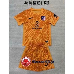 アトレティコ ユニフォーム キッズ オレンジ 上下セット GK 2024-2025