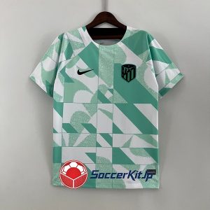 アトレティコ ユニフォーム レトロ 緑 白 トレーニング ユニフ 2023-2024