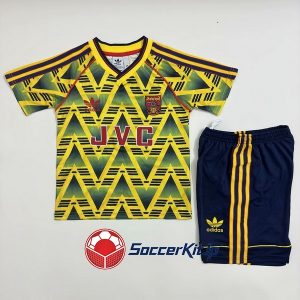 アーセナル ユニフォーム キッズ アウェイ 上下セット レトロ 1991-1993
