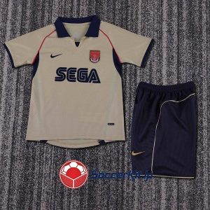 アーセナル ユニフォーム キッズ アウェイ 上下セット レトロ 2001-2002
