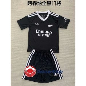 アーセナル ユニフォーム キッズ 黒 上下セット GK 2024-2025