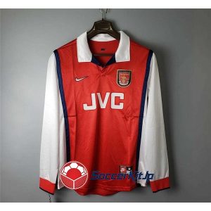 アーセナル ユニフォーム レトロ ホーム 長袖 1998-1999