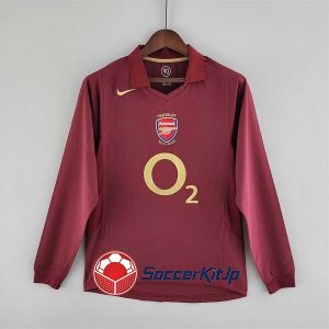 アーセナル ユニフォーム レトロ ホーム 長袖 2005-2006