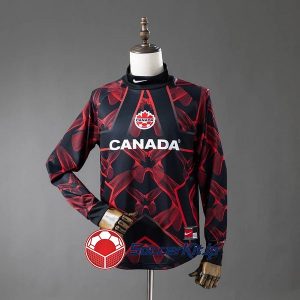カナダ代表 ユニフォーム 長袖 黒 赤 GK 2025-2026