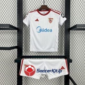 セビージャ ユニフォーム キッズ 2025-2026 上下セットセット ホーム