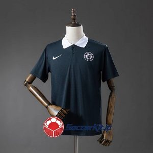 チェルシー ユニフォーム 2025-2026 ポロシャツ 暗グレー色