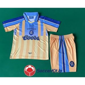 チェルシー ユニフォーム キッズ アウェイ 上下セット レトロ 1995-1997
