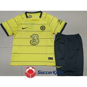 チェルシー ユニフォーム キッズ アウェイ 上下セット レトロ 2021-2022