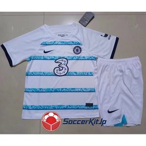 チェルシー ユニフォーム キッズ アウェイ 上下セット レトロ 2022-2023