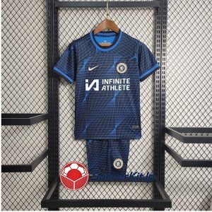 チェルシー ユニフォーム キッズ アウェイ 上下セット レトロ 2023-2024