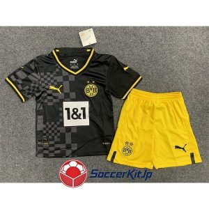 ドルトムント ユニフォーム レトロ アウェイ 上下セット キッズ 2022-2023