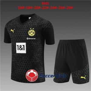 ドルトムント ユニフォーム レトロ 上下セット トレーニング ユニフ キッズ 2023-2024