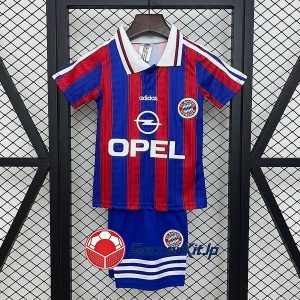 バイエルン ユニフォーム キッズ ホーム 上下セット レトロ 1995-1997