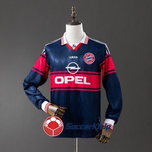 バイエルン ユニフォーム レトロ アウェイ 長袖 1997-1998