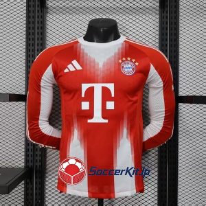 バイエルン ユニフォーム 長袖 2025-2026 ホーム 選手