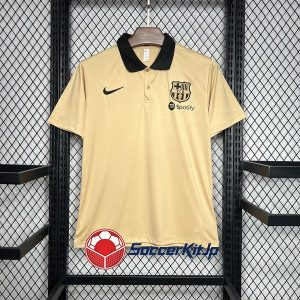 バルセロナ ユニフォーム 2024-2025 ポロシャツ 黄
