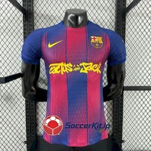 バルセロナ ユニフォーム 2025-2026 ホーム 選手 travis scott edition