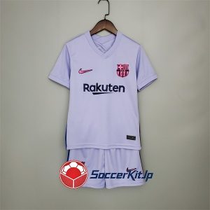バルセロナ ユニフォーム キッズ アウェイ 上下セット レトロ 2021-2022