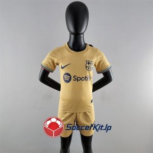 バルセロナ ユニフォーム キッズ アウェイ 上下セット レトロ 2022-2023