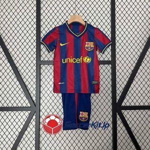 バルセロナ ユニフォーム キッズ ホーム 上下セット レトロ 2009-2010