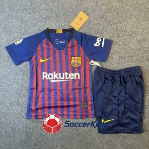 バルセロナ ユニフォーム キッズ ホーム 上下セット レトロ 2018-2019