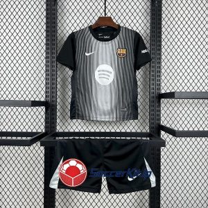バルセロナ ユニフォーム キッズ 黒 上下セット GK 2025-2026