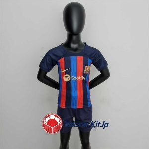 バルセロナ ユニフォーム レトロ ホーム 上下セット キッズ 2022-2023