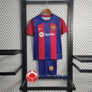 バルセロナ ユニフォーム レトロ ホーム 上下セット キッズ 2023-2024