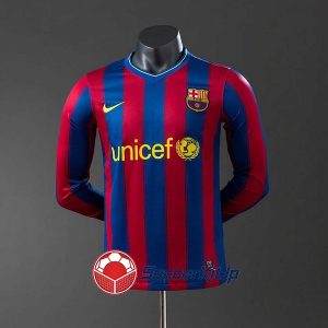 バルセロナ ユニフォーム レトロ ホーム 選手 長袖 2009-2010