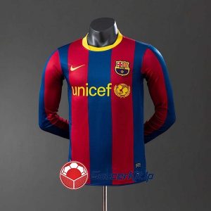 バルセロナ ユニフォーム レトロ ホーム 選手 長袖 2010-2011