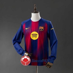 バルセロナ ユニフォーム 長袖 2025-2026 ホーム