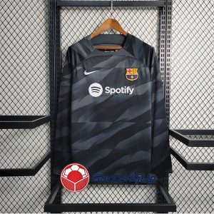 バルセロナ ユニフォーム 長袖 黒 GK 2023-2024