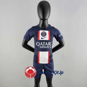 パリSG ユニフォーム キッズ ホーム 上下セット レトロ 2022-2023