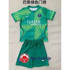 パリSG ユニフォーム キッズ 緑 上下セット GK 2026-2027