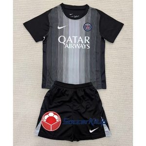 パリSG ユニフォーム キッズ 黒 上下セット GK 2025-2026