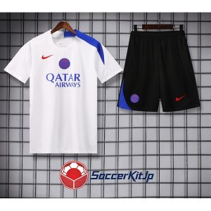 パリSG ユニフォーム トレーニング ユニフ 上下セット 2025-2026 白