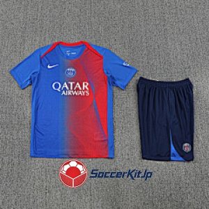 パリSG ユニフォーム トレーニング ユニフ 上下セット 2025-2026 紺 赤