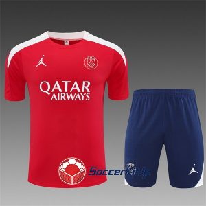 パリSG ユニフォーム トレーニング ユニフ 上下セット 2025-2026 赤