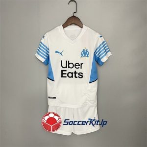 マルセイユ ユニフォーム キッズ ホーム 上下セット レトロ 2021-2022
