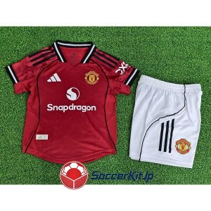 マンチェスター・ユナイテッド ユニフォーム キッズ 2025-2026 上下セットセット ホーム 選手