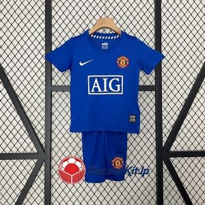 マンチェスター・ユナイテッド ユニフォーム キッズ アウェイ 上下セット レトロ 2008-2009
