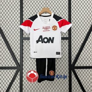 マンチェスター・ユナイテッド ユニフォーム キッズ アウェイ 上下セット レトロ 2010-2011