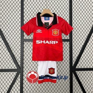マンチェスター・ユナイテッド ユニフォーム キッズ ホーム 上下セット レトロ 1994-1996