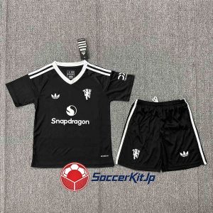 マンチェスター・ユナイテッド ユニフォーム キッズ 黒 上下セット GK 2024-2025