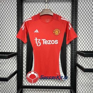 マンチェスター・ユナイテッド ユニフォーム トレーニング ユニフ 2024-2025 赤