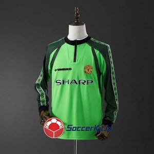 マンチェスター・ユナイテッド ユニフォーム レトロ GK 長袖 緑 1998-1999